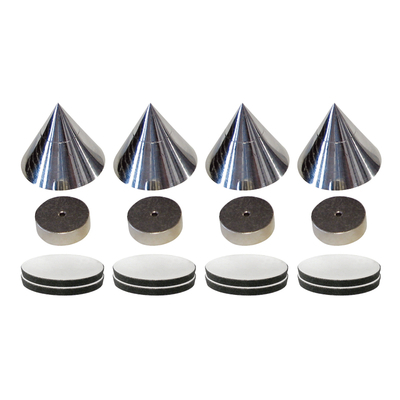 Schwingungsd�mpfer f�r Lautsprecherboxen chrom   Set mit...