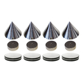 Schwingungsd�mpfer f�r Lautsprecherboxen chrom   Set mit...
