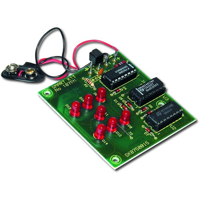 Electronic dice with LEDs 3VDC kit - NE026 