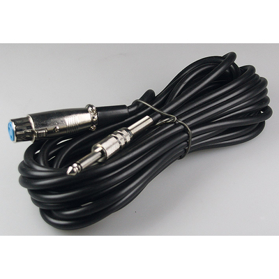 Klinke 6,3 mm / XLR Kupplung asymmetrisch 6 m