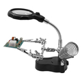 Helping Hand mit LED-Licht + Lupe - HH3