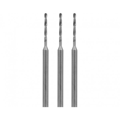 3x HSS drill bits � 1.0 mm with 2.35 mm shank - HSX10