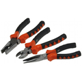 Pliers set - combi / nose pliers, side cutter 3 parts -...