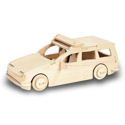 Wood construction kit - Policecar M851-3