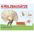 Holzbausatz 4er Set - Haustiere M852