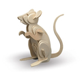Wood construction kit - Mouse - M852-3