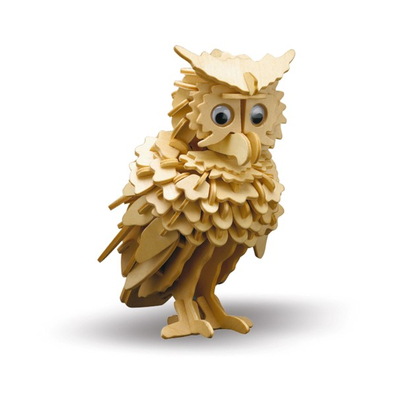 Wooden contruction kit - Owl M858-1