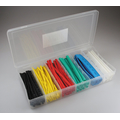 Shrink tube assortment 100 pieces colored in sorting box