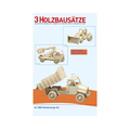 Wooden contruction kit set of 3- Construction vehicles -...