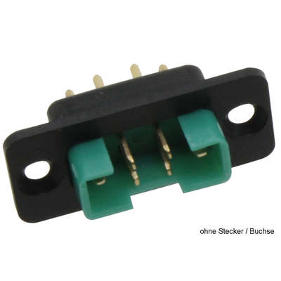 Rahmen f�r Hochstrom Stecker oder Buchse kurz