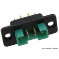 Rahmen f�r Hochstrom Stecker oder Buchse kurz