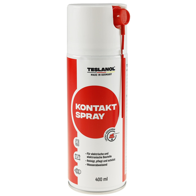 Contact cleaner 400ml in a spray can reduces contact resistance