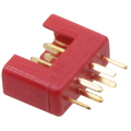 High current plug red 6 pin