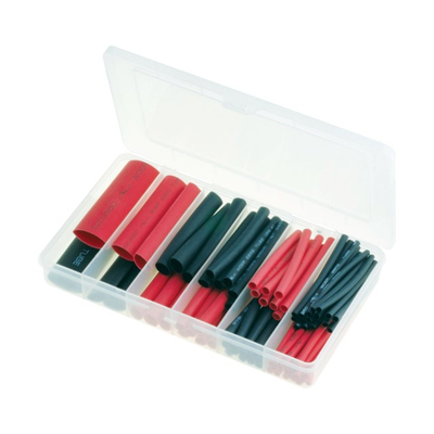 Shrink tube assortment 80 pieces with inner adhesive - SRS080