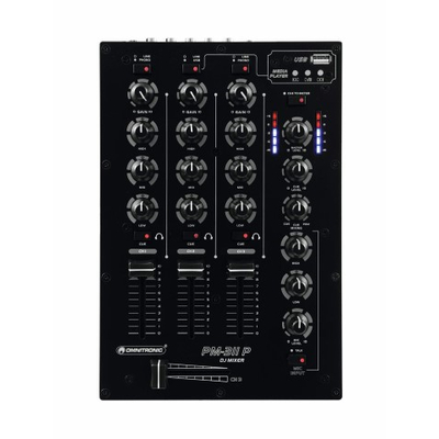 3 Kanal DJ Mixer mit integriertem MP3-Player - PM-311P