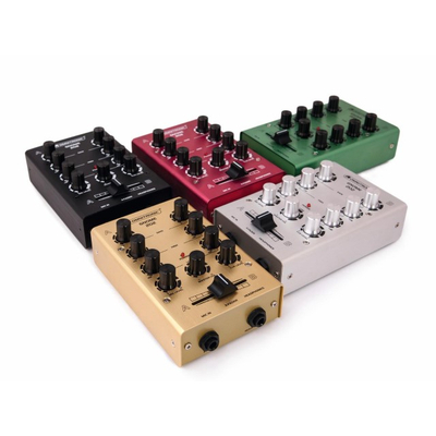 2 channel DJ mixer in miniature design - GNOME-202 black