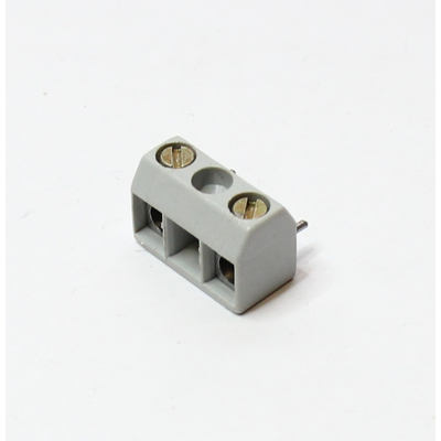 Terminal strip for PCB assembly 2 poles 10mm pitch