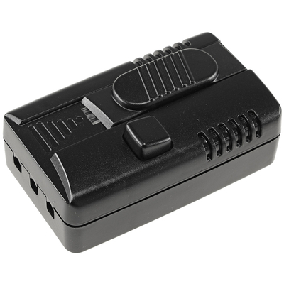 Foot phase dimmer with switch for lamps up to 300 watts max.