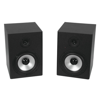 Active 2-way speaker pair with 8 woofers and 40 watts...