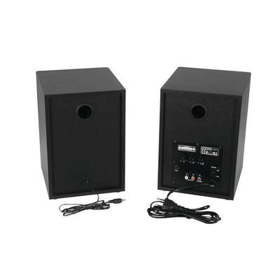 Active 2-way speaker pair with 8 woofers and 40 watts power - PME-8 Studio Monitors
