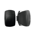 Wall speaker pair outdoor black with support 8 Ohm 30...