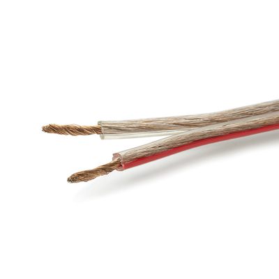 Lautsprecherkabel / Zwillingslitze 2 x 1,5 mm�  transparent CCA 10m Rolle