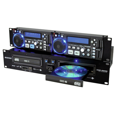 Doppel-CD- und MP3-Player f�r CD, USB und SD - XDP-2800