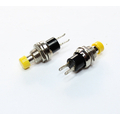 Miniature pushbutton on(off) yellow 50V/1A