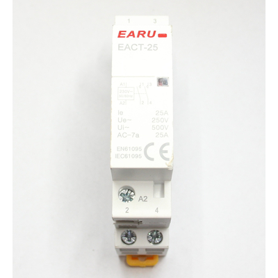 Sch�tz 230VAC f�r Hutschienenmontage 2 x ein 250V/25A
