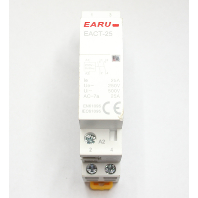 Contactor 230VAC for DIN Rail Mounting ? 2 x NO (250V/25A)