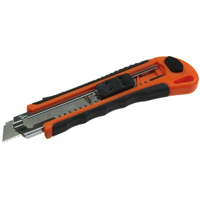 Craft Knife with 18mm Blade Ergo Handle with Metal Shaft...