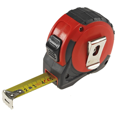 Roll measuring tape 5m with reel and belt clip