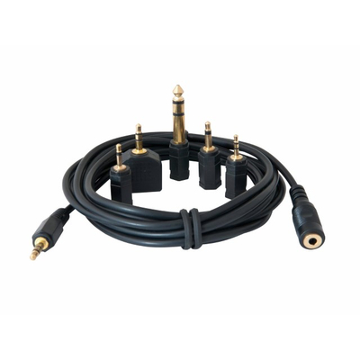 Kopfh�rerverl�ngerung 3m mit Adapterset