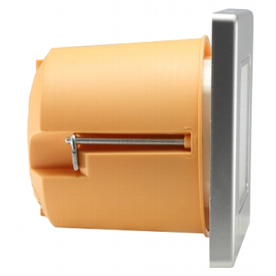 LED flush-mounted wall light  1,8W with motion detector warm white including frame cream white - EBL 86 PIR