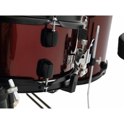 5-piece  drum set - DS-200 wine red