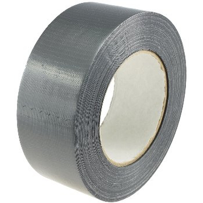 Fabric tape / fabric tape silver 48 mm x 50 m
