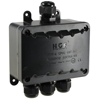 Cable connector box for up to 4 cables IP66 230V