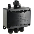 Cable connector box for up to 4 cables IP66 230V