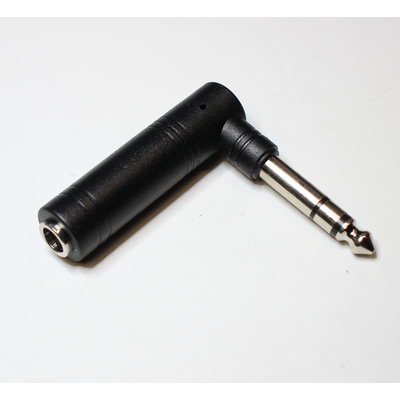 Jack 6.3mm angle adapter stereo