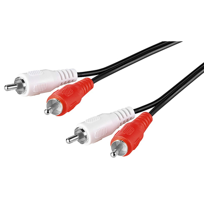 RCA connection cable plug / plug  5,0m