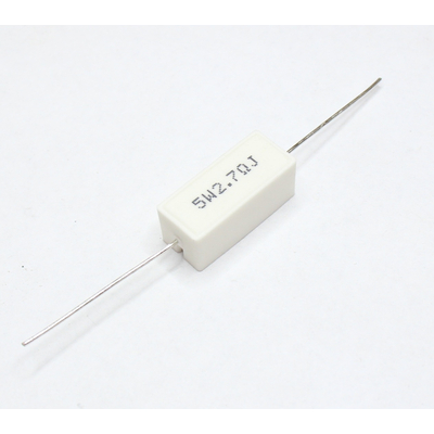 High-Power Cement Resistor       2.7 Ohm  5W  5% - LSR-27/5A