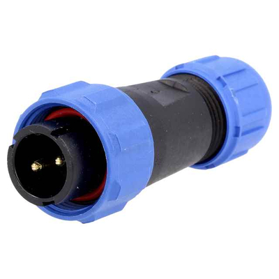 Stecker 2 polig 250V 13A IP68 - SP1310/P2IN