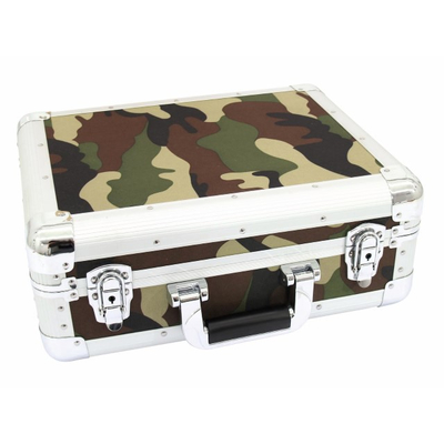 DJ CD case - ALU digital booking softed camouflage