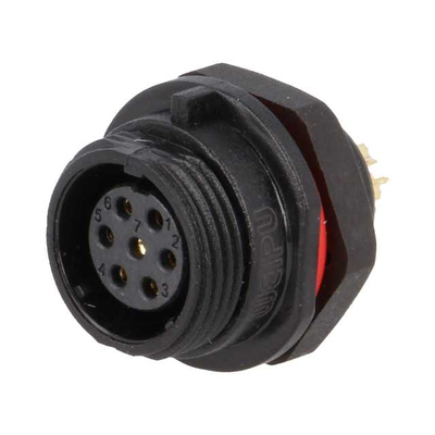 Built socket 7 pin 125V  5A - SP1312/S7