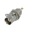 BNC panel socket with central fixing
