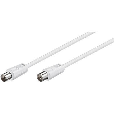 TV Antennenanschlusskabel 1,5m weiß