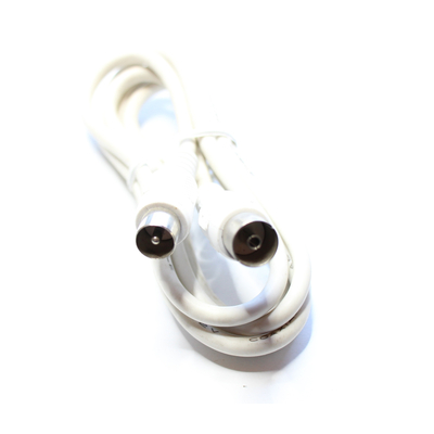 TV Antenna connection cable 1,5m white (3pcs.)