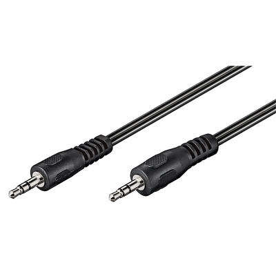 3,5 Klinkenkabel stereo 3m sw