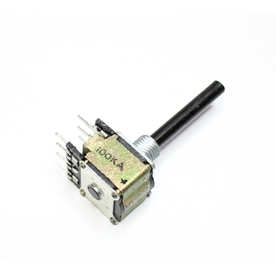 Potentiometer stereo  100K log 4mm - Radiohm