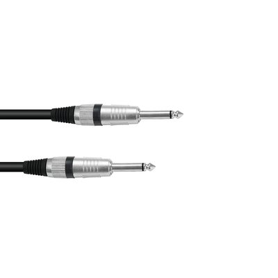 6,3mm Jack speaker cable  2 x1.5 1.5m bk